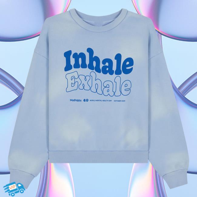 Official Madhappy Clothing Merch Store World Mental Health Day Heritage Crewneck Mad Happy Shop