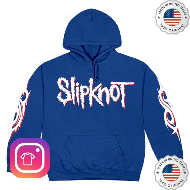 Official Slipknot Merch Royal Blue Hoodie