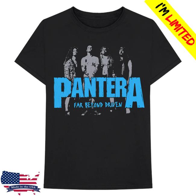 Official Pantera Merch Store Shop Pantera Far Beyond Driven Band Photo Tee