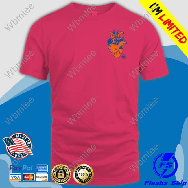 Blue & Orange Heart Shirt