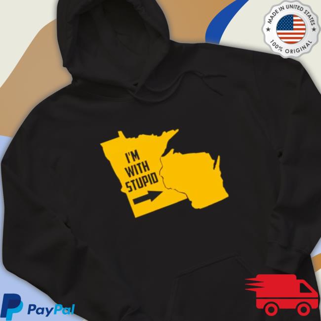 Minnesota I’M With Stupid T-shirt Minnesota I’M With Stupid Hoodie