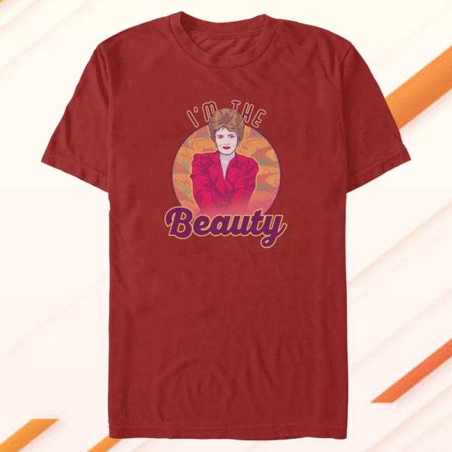 Official Disney Merch Blanche ''I'm the Beauty'' T Shirt for Adults – The Golden Girls