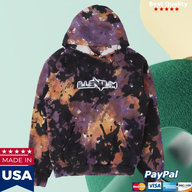 Official Illenium Merch Holiday '23 Tie Dye Long Sleeve Shirt