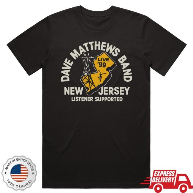 Official Dave Matthews Band Merch Store Listener Supported Sweatshirt Black
