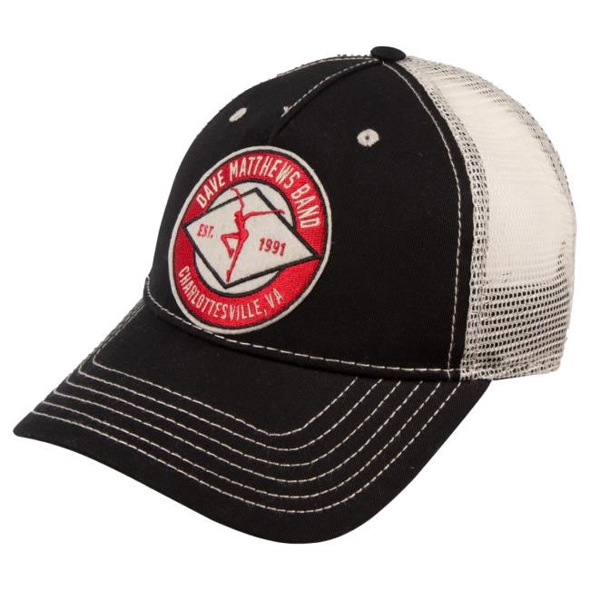 Official Dave Matthews Band Merch Store DMB Black Trucker Hat