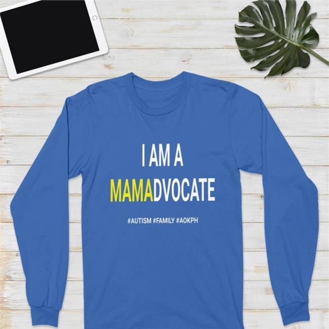 Iama Mamadvocate Autism Family Aokph T-Shirt