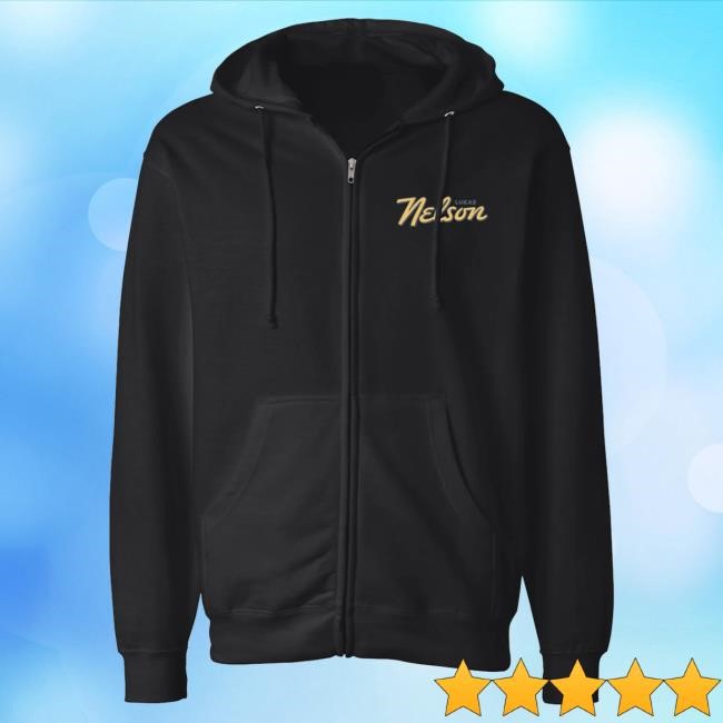 Official Lukas Nelson Merch Store Lonely Diner Zip Up Hooded Sweatshirt
