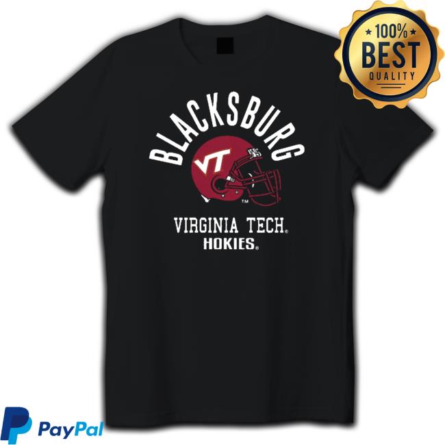 Official Blacksburg Virginia Tech Hokies Helmet Shirt