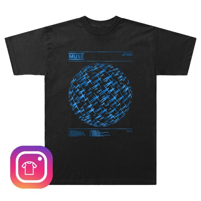 Muse Official Merch Store Absolution Xx Friction Retro Long Sleeve Shirt Muse Clothing Apparel Muse Shop