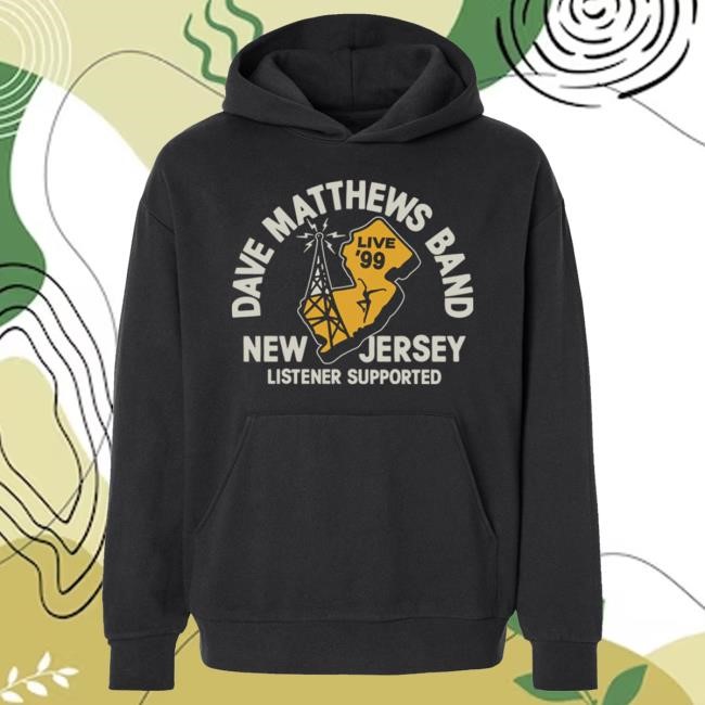 Official Dave Matthews Band Merch Store Listener Supported Hood Black