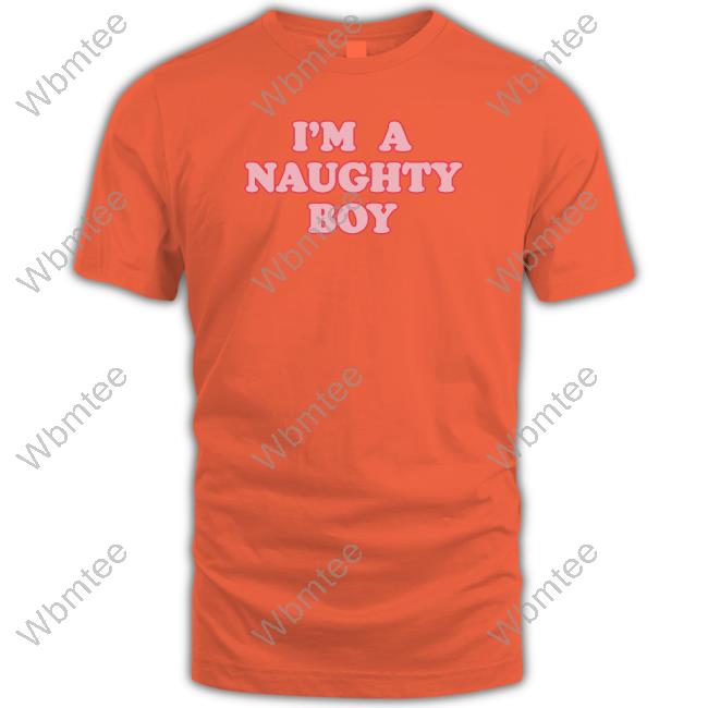 Official Baylen Levine Merch I'm A Naughty Boy Black T Shirts