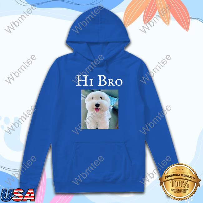 Hi Bro Dog Tee Hi Bro Dog Sweatshirt
