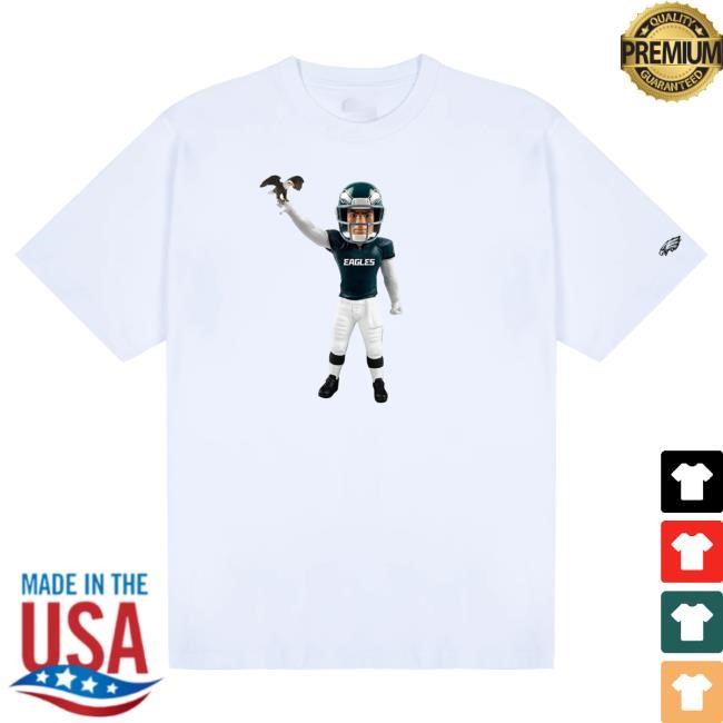 Official Golf Wang Merch Eagles Bobblehead Tshirt by Golf Wang x NFL