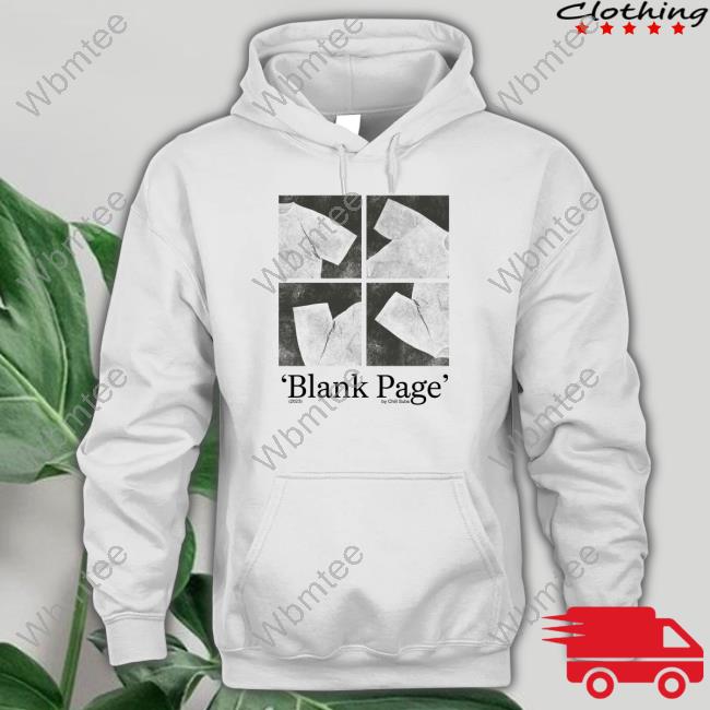 Blank Page By Chill Subs 2023 Shirts