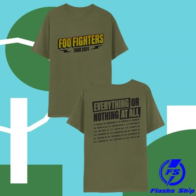 Foo Fighters Tour 2024 Tee Foo Fighters
