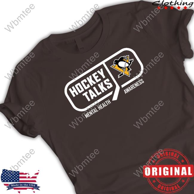 Hockey Talks Mental Health Awareness Pittsburgh Hoodie