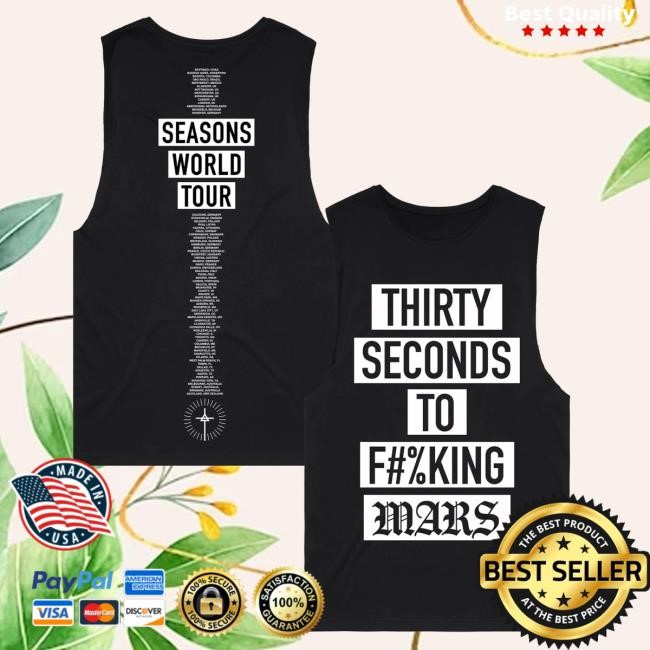 TSTFM Seasons World Tour TSTFM Censored Tank Thirty Seconds To Mars Store Merch