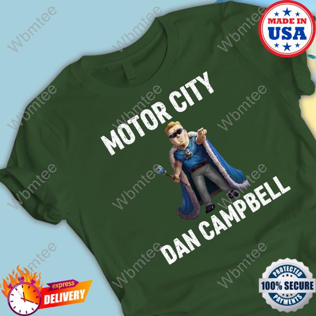 Official Motor City Dan Campbell T Shirt