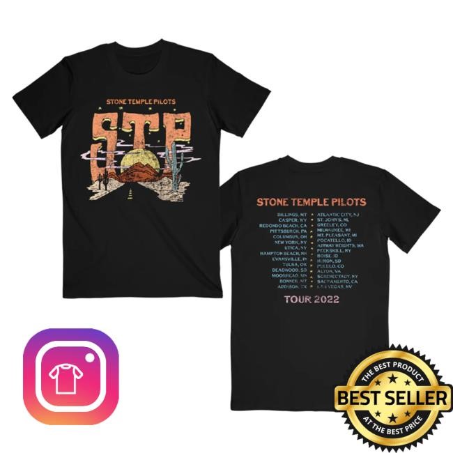 Desert Highway '22 Itinerary Tee Shirt Stone Temple Pilots Store