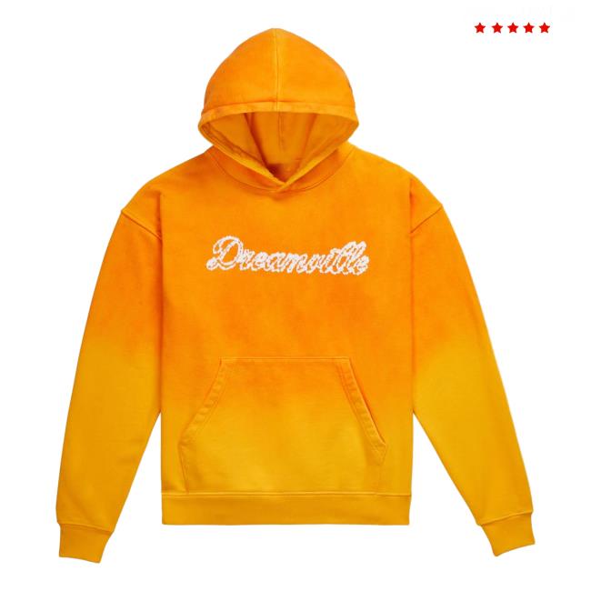Official Dreamville Merch Orange Dawn Crewneck Dreamville Records