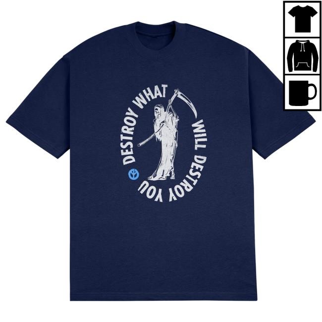 Street Style Babylon La Destroy Reaper Tee Heavy Fit Apparel