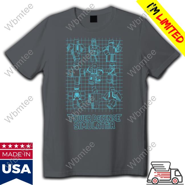Paradoxum Games Shop Tower Defense Tee Shirt Tower Defense Lego Crewneck Sweatshirt