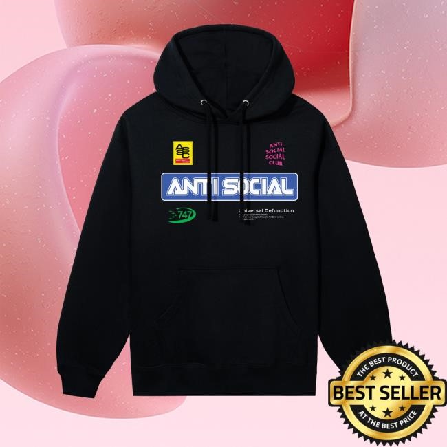 Sponsored Long Sleeve Hoodie - White – AntiSocialSocialClub