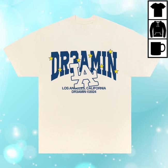 Official Clix Merch LA Tee - Navy Clix Dr3amin Clothing Shop Dr3aminClothing