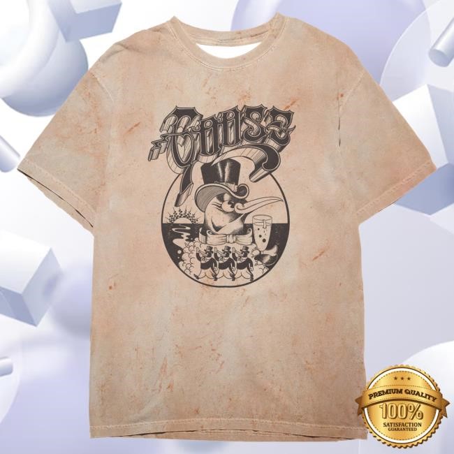 Official Goose The Band Merch Fancy Penguin Colorblast Attractive Shirt Goosetheband
