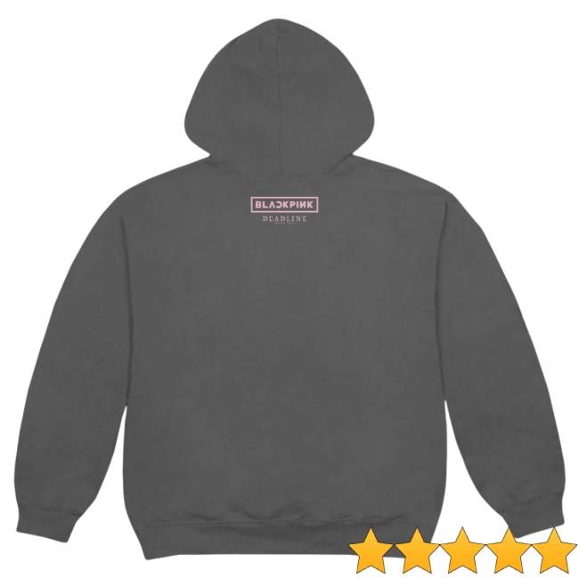 Blackpink Character Popover Hoodie Grey Blackpink Official Merch Store