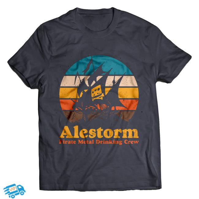Official Alestorm Merch Store 'Retro Pmdc' T-Shirt Alestorm Clothing