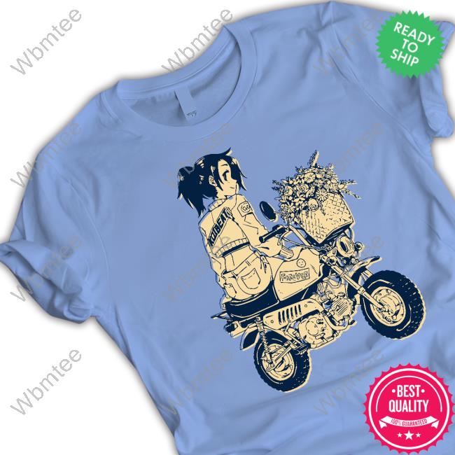 Flower And Bike T Shirt