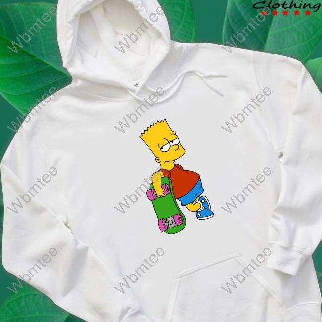 Nicole.N Bart Simpson Skis Tee Shirt Hillarnicks