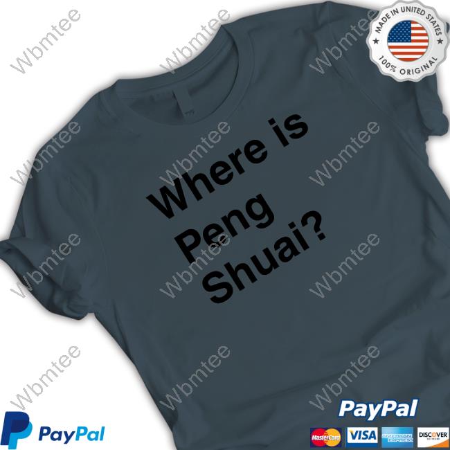 Where Is Peng Shuai Edition Limited Long Sleeve Tee