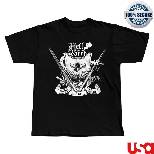 Chapo Trap House Merch Hell on Earth Coat of Arms Tshirt