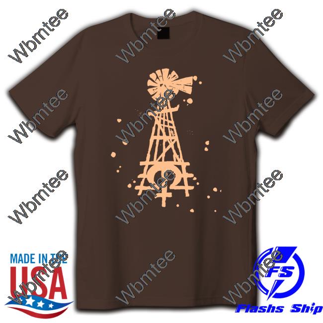 Official Windmill Logo Charcoal Long Sleeve T Shirt