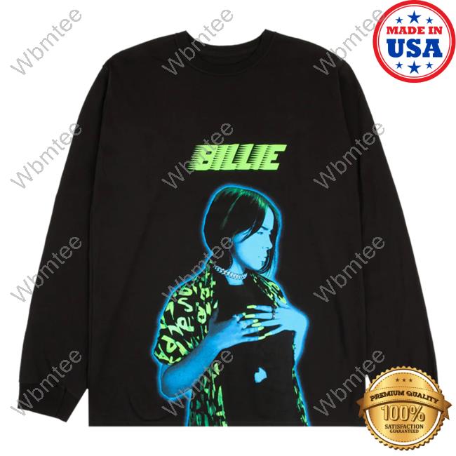 Official Billie Eilish Clothing Shop Store Neon Photo Crewneck Billieeilish Merch