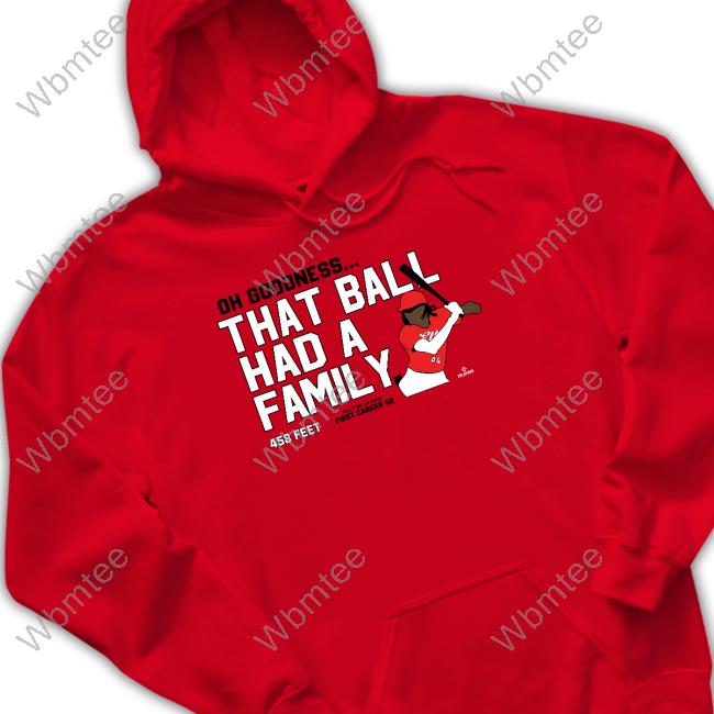 Cincy Shirts Oh Goodness That Ball Had A Family Hoodie