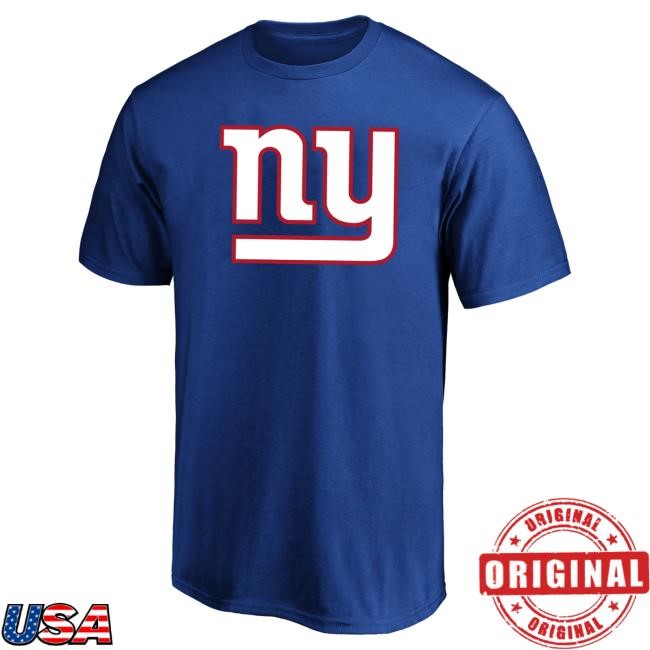 Official Men's Fanatics Malik Nabers Royal New York Giants Big & Tall Player Name & Number Tees