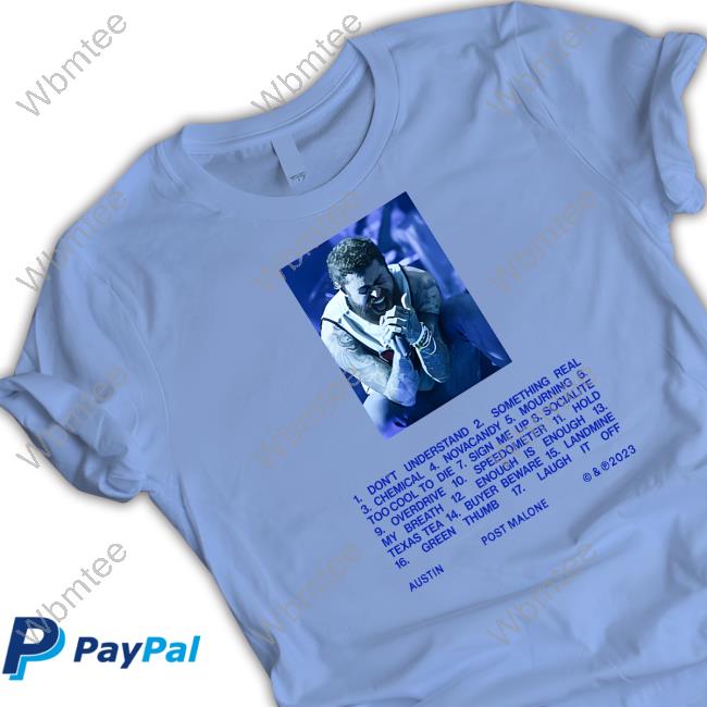 Post Malone Tracklist T-Shirt