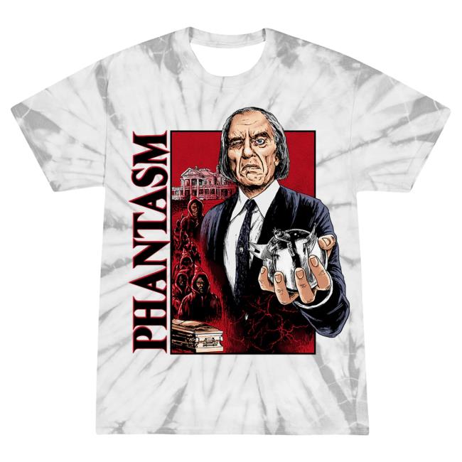 Official Cavity Colors Phantasm: The Tall Man - Shirt (Silver Sphere Tie Dye)