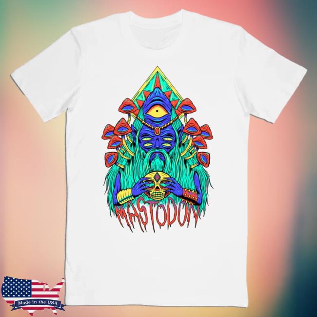 Official Mastodon Rocks Merch Store Mastodon Mushroom Wizard Glow Shirt Mastodonrocks