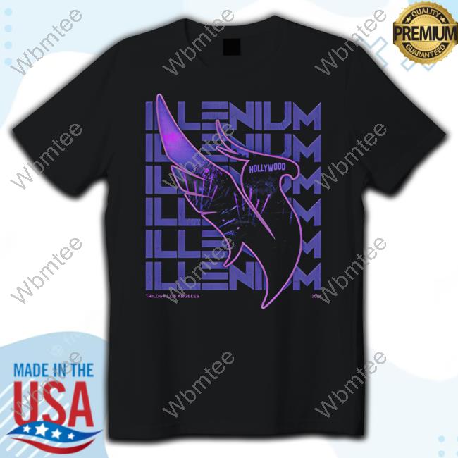 Shop Illenium Store Merch Trilogy LA Stacked Tees