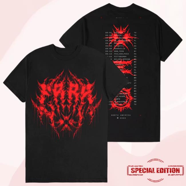 Official Erra Merch Death Metal Tour Shirt New