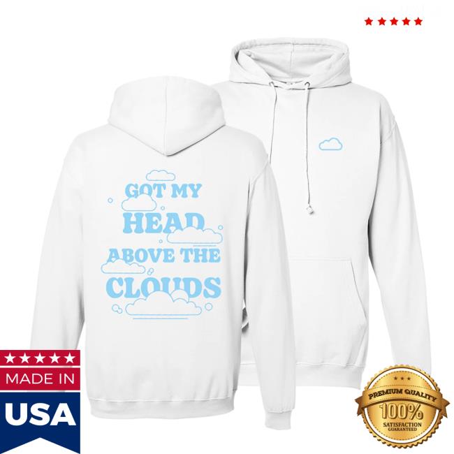 JVKE Clouds White Pullover 2024 Hoodie