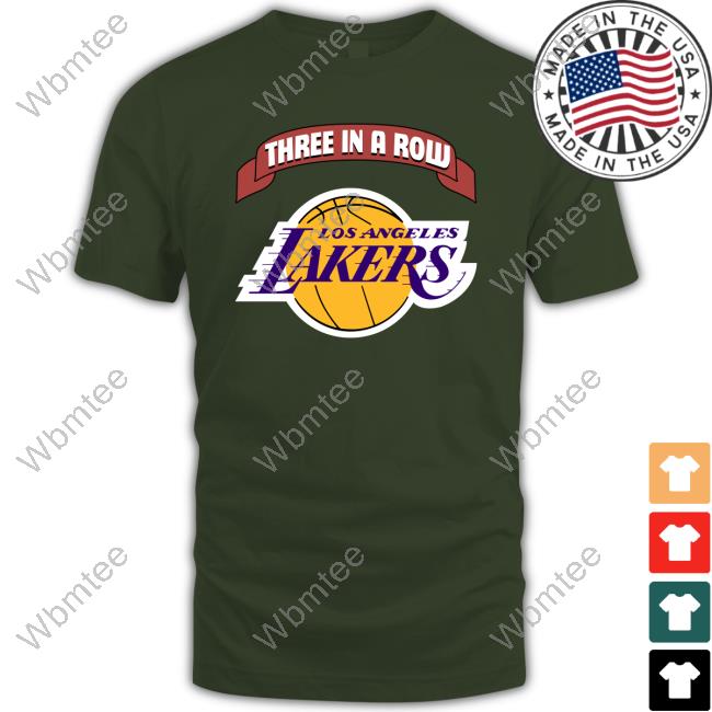 Three In A Row Lakers Tank Top
