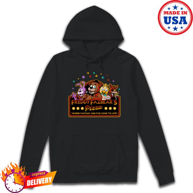 Freddy Fazbear's Pizza Black Tee Shirt