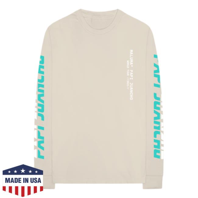 Maluma Papi Juancho Tour Natural Hoodie