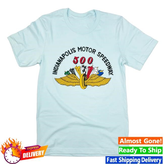 Ims Wing & Wheel Flags Retro Tee Shirt