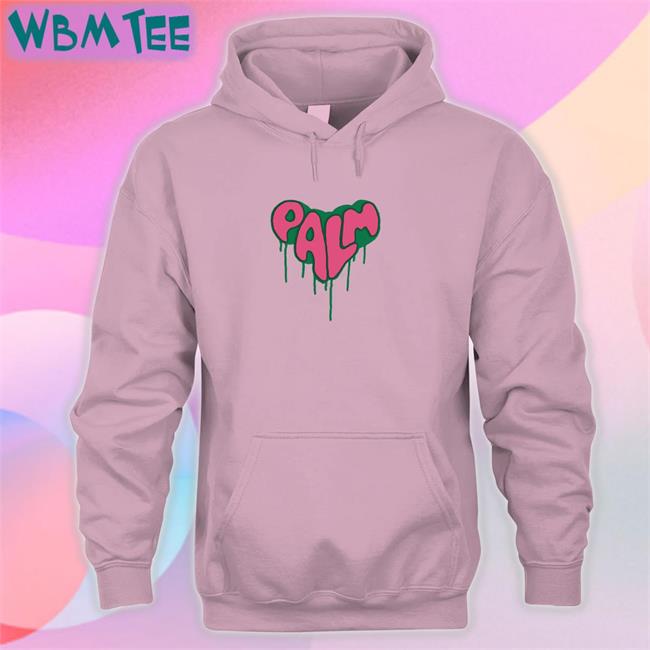 LeeKnow Palm Angels Spray Heart Long Sleeve Tee
